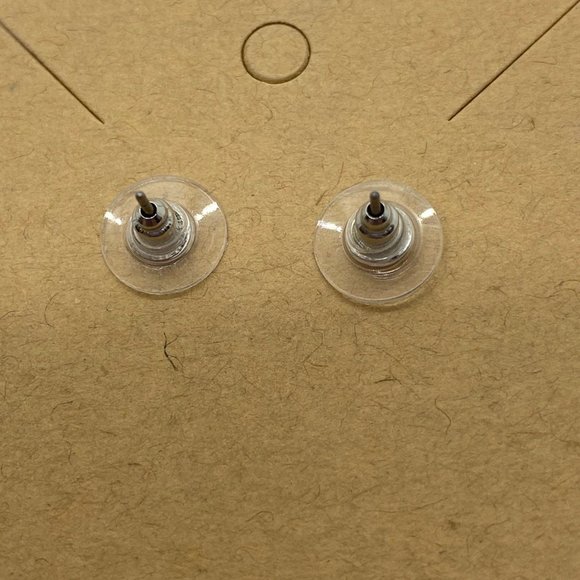 Blue Green Textured Vertical Earrings - Picture 3 of 5